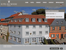 Tablet Screenshot of hotel-kulmbach.eu